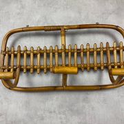 1960s Italian Rattan Coat Rack