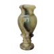 Vase en marbre onyx vintage, années 1970