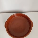Plat rond en terre cuite