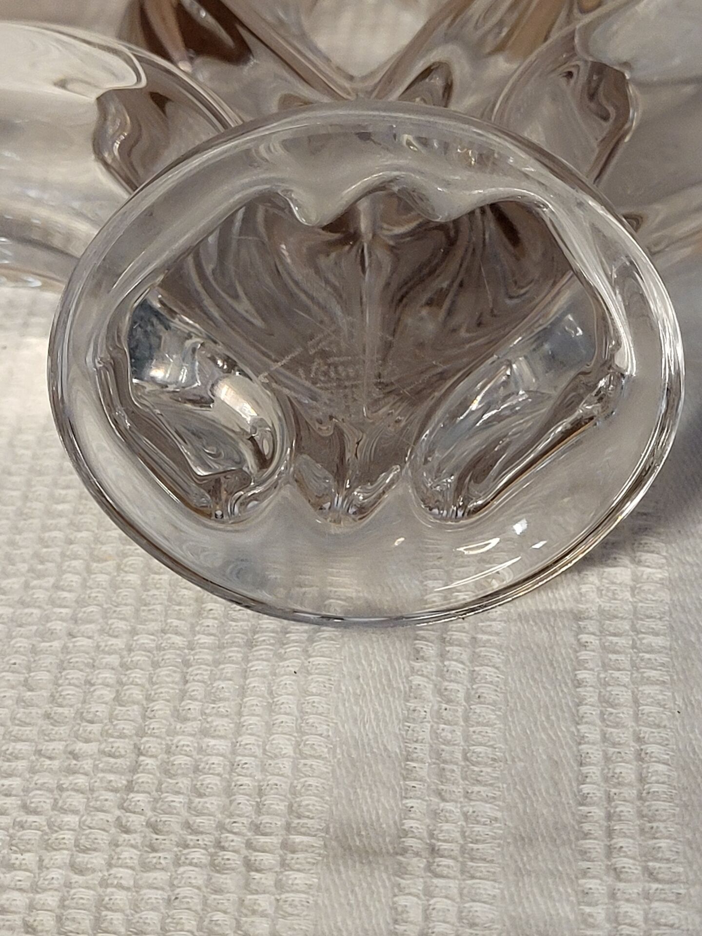 Crystal candle holders
