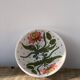 Ceramic salad bowl or decorative plate flower decoration