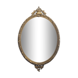 Gilded metal mirror in Louis XV style