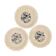 Lot de 3 assiettes Digoin Sarreguemines modèle Touraine