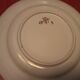 Old plate faience emaillee stamp marine anchor