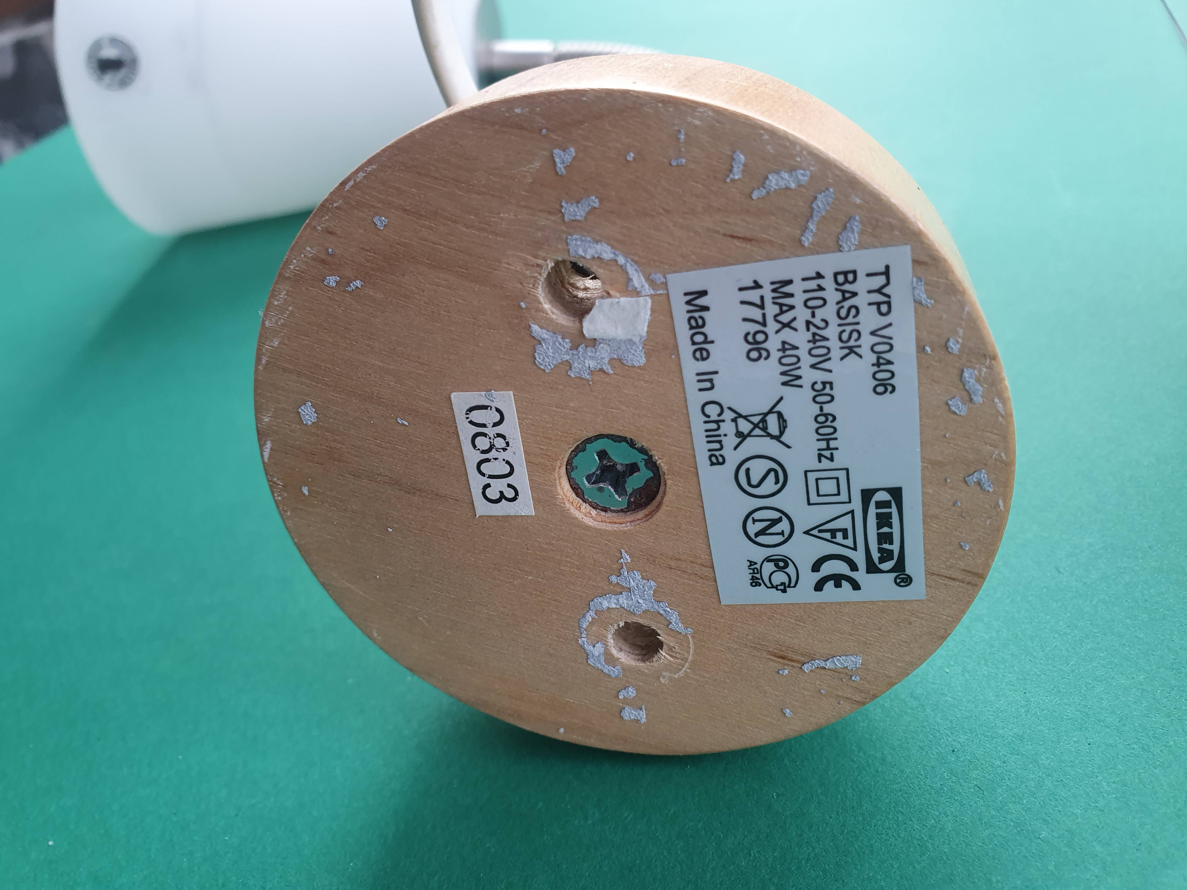 Scandinavian vintage wall light