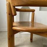 Pine armchair René Daumiller