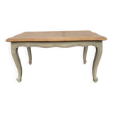 Louis XV style coffee table patinated gray