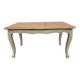 Louis XV style coffee table patinated gray