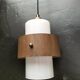 Vintage glass pendant light