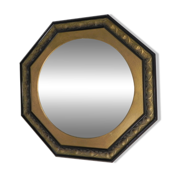 Octagonal Art Nouveau mirror, 1920s