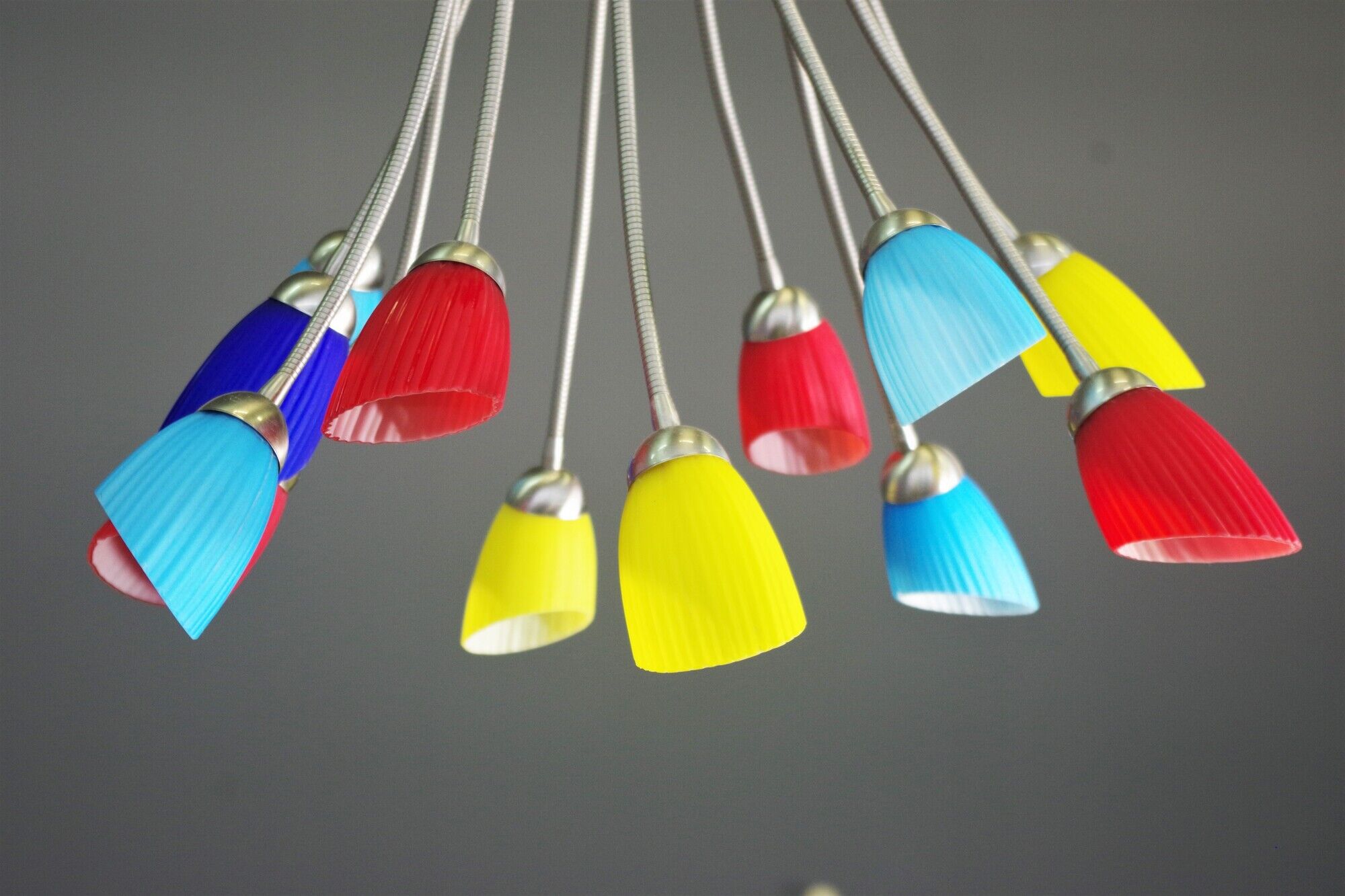 Murano glass ceiling chandelier De Majo Poli Pò, 70s