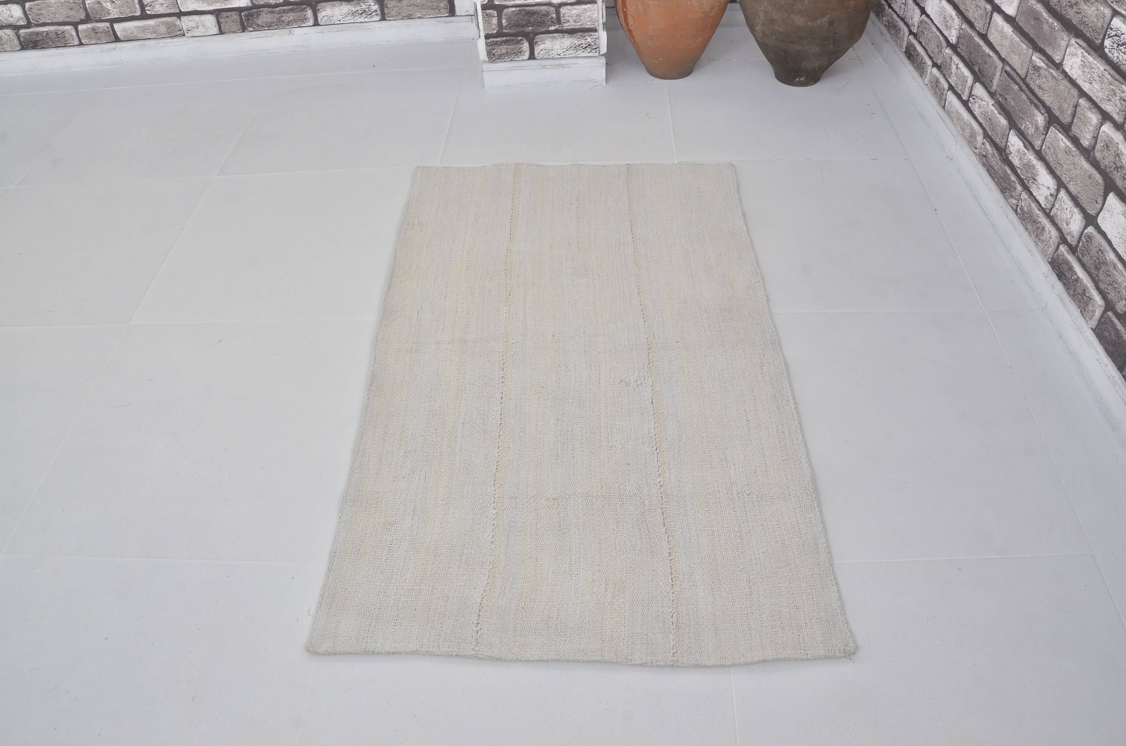 Small Vintage Anatolian Hemp Kilim Rug sku 3764