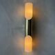Rolf Krüger Paul Neuhaus brass wall lamps set 1970s