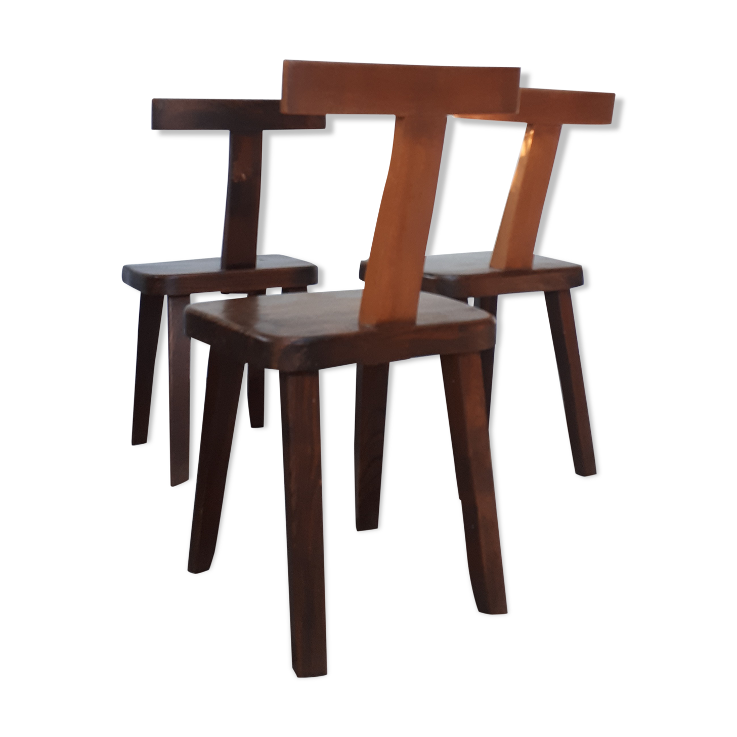 3 chairs T brutalist art of the 60s