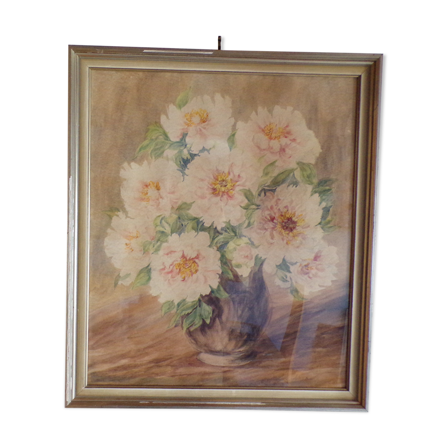 Aquarelle nature morte bouquet de fleurs