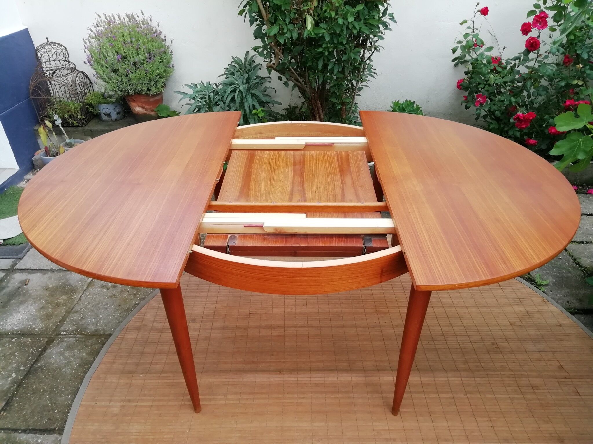 Teak table Scandinavian style 1970