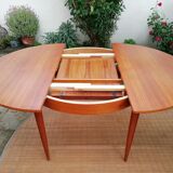 Teak table Scandinavian style 1970