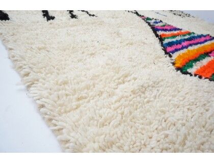 Colorful Berber carpet 263x152cm