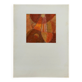 Modern composition drawing 1970 by François de Chabot