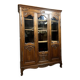 Louis xv style bookcase in solid oak circa 1900-1920