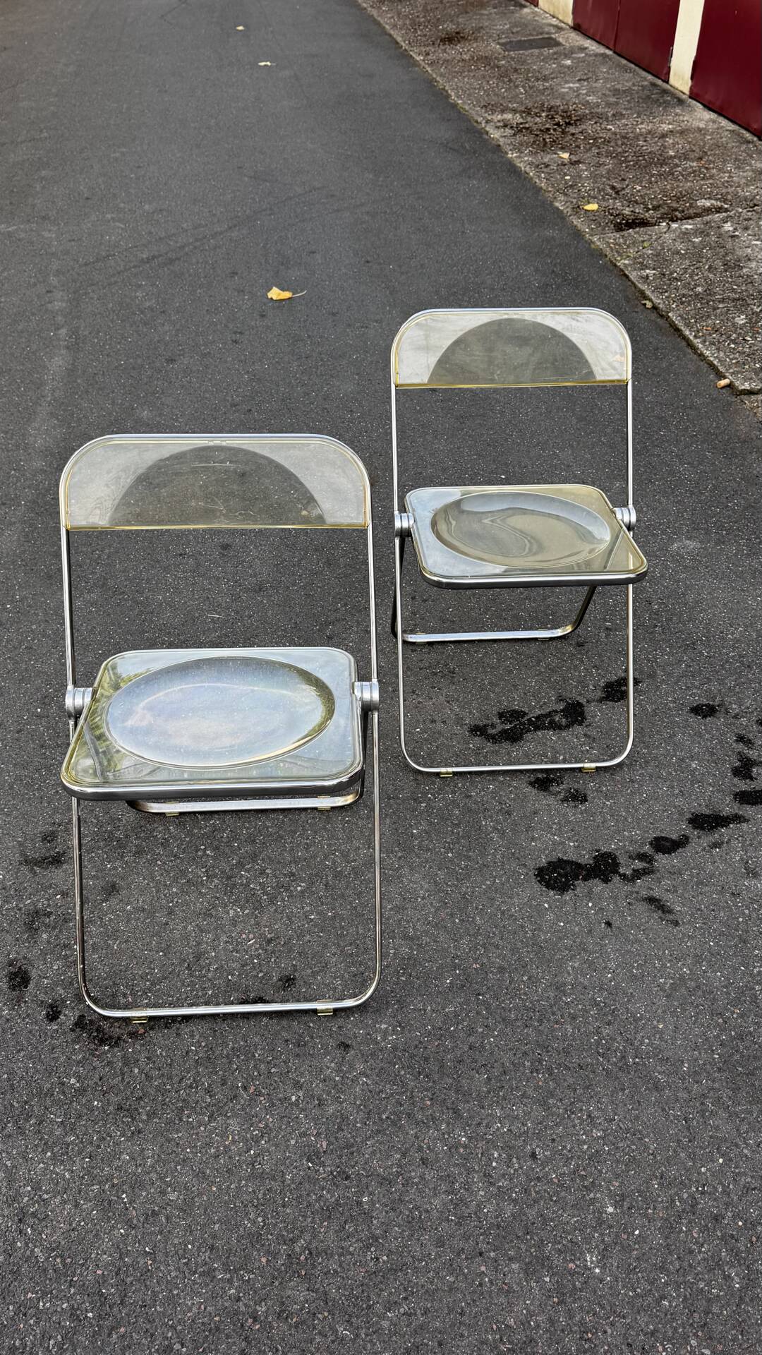 Lot de deux chaises plia