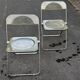 Lot de deux chaises plia