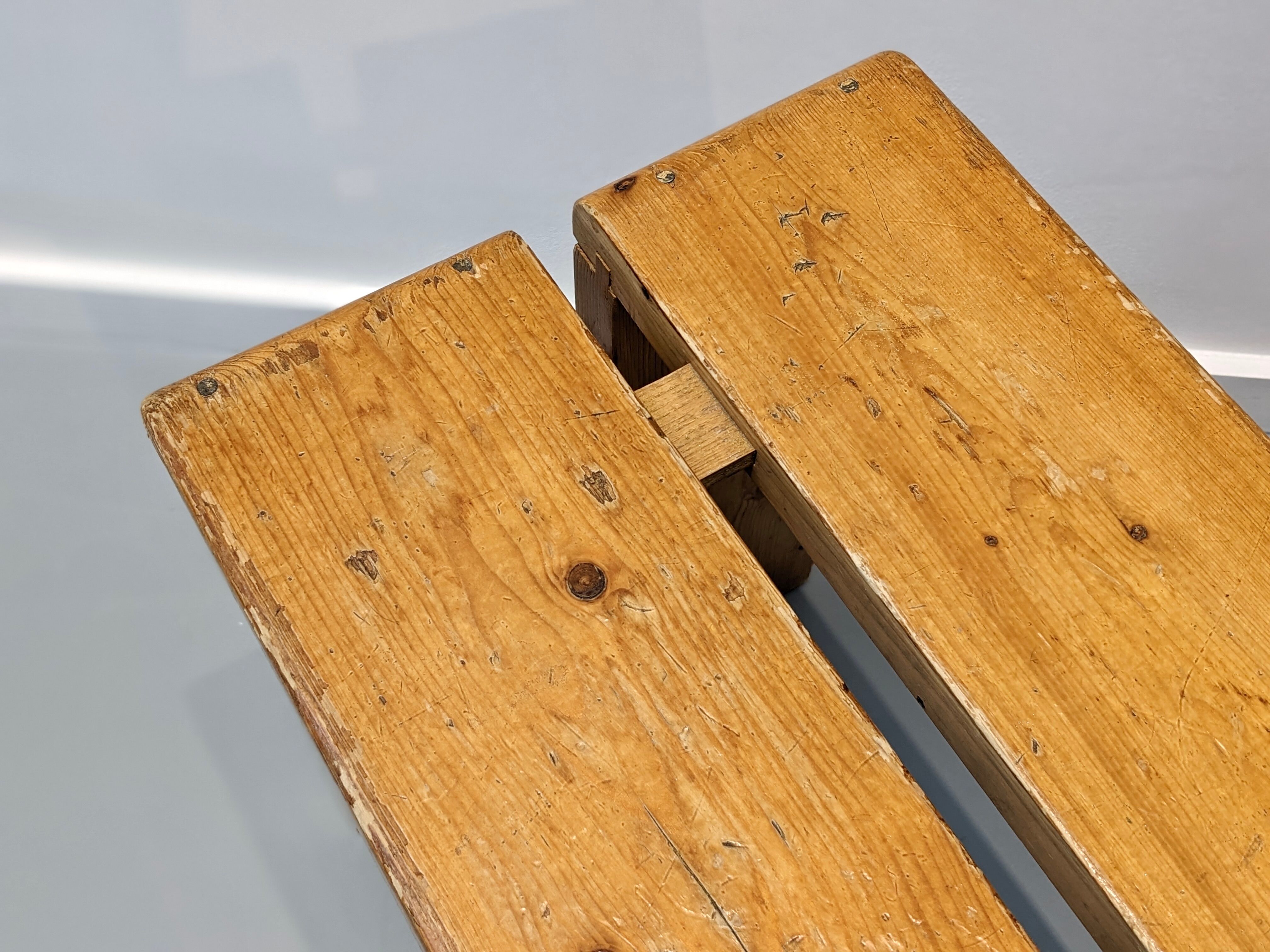 Stool for the apartments "Les Arcs" of Charlotte Perriand