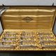 12 antique silver-plated bronze knife rests in modern art deco animal designs.