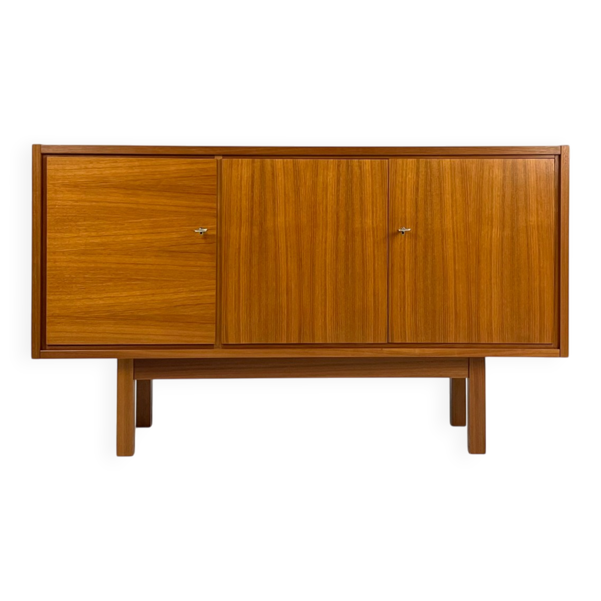 Vintage teak sideboard HiFi cabinet 60s 70s mid-century cupboard