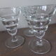 Old glasses from the clairet France glassworks