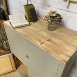renovated antique sideboard - china cabinet
