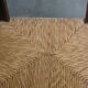 Set of 4 Antique Spanish Country Chairs with Woven Rattan Seats