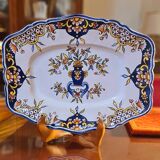 Large Desvres earthenware dish