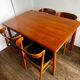 Table de salle à manger et ses 4 chaises , Denmark, 1960