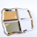 Rectangular tray with compartments, 1970 - 42 X 29 cm