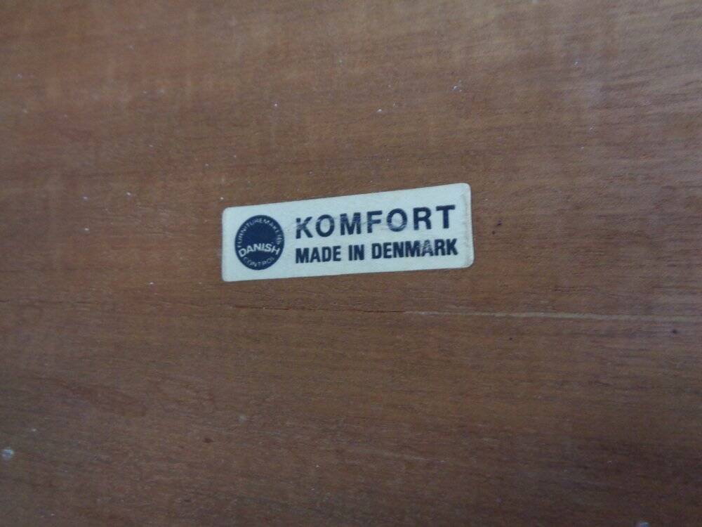 Teak coffee table by Arne Wahl Iversen, Denmark, 1960s.