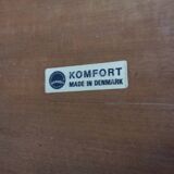 Teak coffee table by Arne Wahl Iversen, Denmark, 1960s.