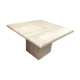 Vintage travertine bass table 1970