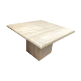 Vintage travertine bass table 1970