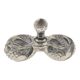 Crystal effect molded glass salter