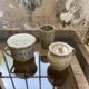 Stoneware herbal tea cup set La Hulotte Caylus