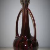 Vase Art Déco en barbotine de De Bruyn