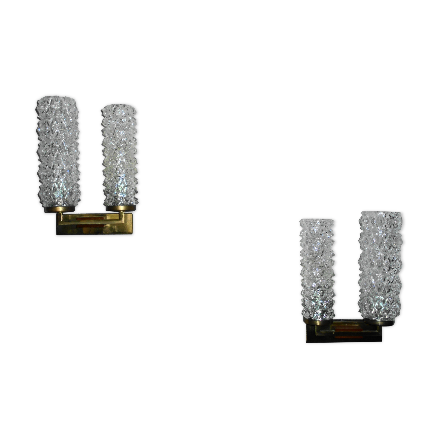 Pair of Scandinavian wall lamps from the 70s