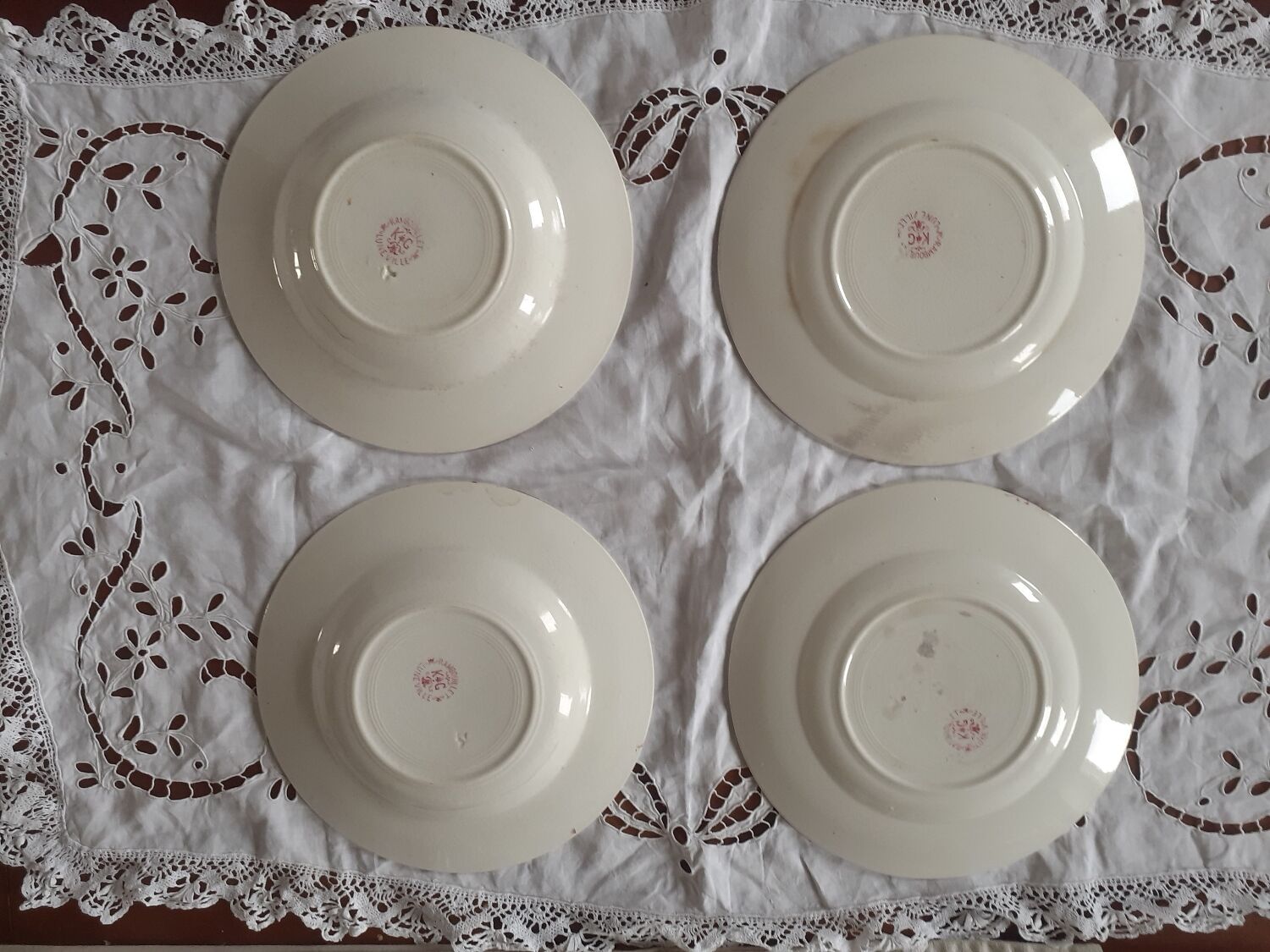 Luneville K&G Rambouillet red plates