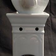 Tisanière en porcelaine blanche Paris complète
