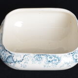 Rectangular tureen iron earth