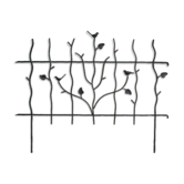 Garden barrier with birds