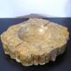 Imposing vintage alabaster ashtray