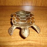 Tortue en laiton vide poche