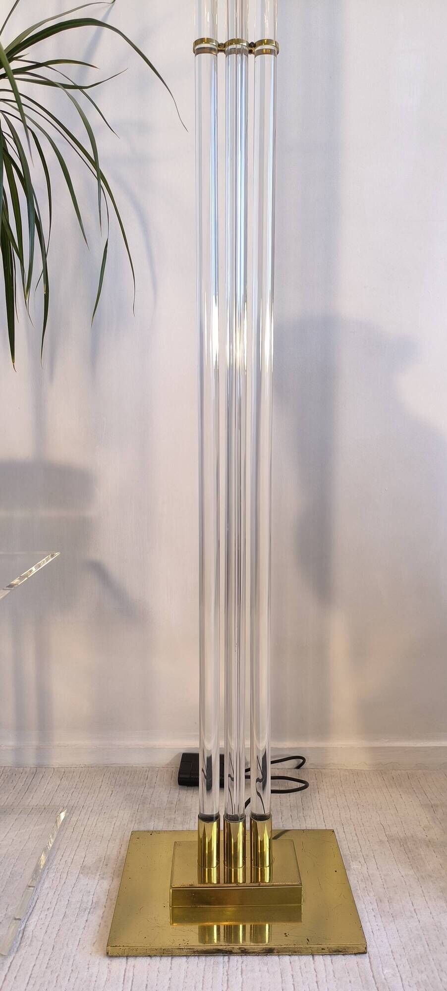 Magnificent and rare german floor lamp signed vereinigte werkstätten